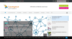 Desktop Screenshot of convergenceinfirmiere.com